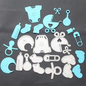 img 1 attached to 🔪 Metal Cutting Dies for DIY Scrapbooking: Baby Decoration & Embossing Stencils, Perfect for Decorative DIY Paper Card Making, Scrapbook Albums, Gifts - Metallic Die Cut