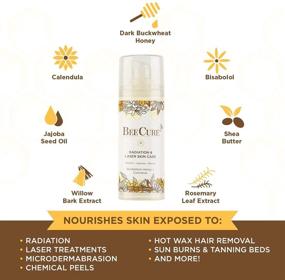 img 3 attached to 🐝 BEECure-R – Radiation & Laser Sunburn Relief Cream with Buckwheat Honey & Calendula, Natural Ingredients (1oz)