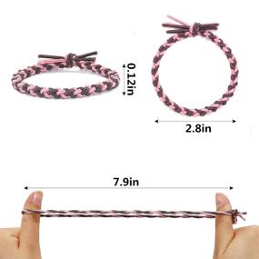 img 2 attached to 💇 Cobahom 30 PCS Hair Elastics Hair Ties: High Stretch Hair Band for Secure Ponytails, No Metal Design – Men and Women's Ponytail Holders