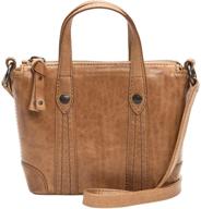 frye melissa crossbody shopper cognac women's handbags & wallets and crossbody bags logo