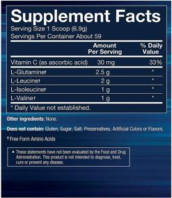 img 3 attached to 💪 Enhance Muscle Endurance and Recovery with BodyTech BCAA Glutamine - Essential Amino Acids Powder (14.01 Ounce)