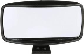 img 4 attached to 🚤 Universal Boat Mirror - Seachoice 79501 8 x 4 Inch Convex Safety Glass - Black ABS Plastic Housing