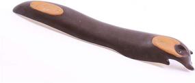 img 1 attached to SUNNYHILL Lotus Hand Ceramic Incense Stick Holder - Creative Leaf Design