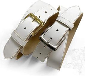 img 2 attached to BS1200 Genuine Leather Replacement Casual Men's Accessories for Belts