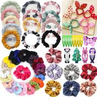 jiefeng premium scrunchies women accessories logo