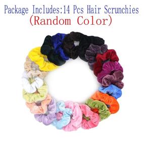 img 2 attached to Jiefeng Premium Scrunchies Women Accessories