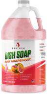 🍊 all-natural pink grapefruit liquid dishwashing degreaser & detergent - gallon refill bottle - cruelty-free by bastion logo