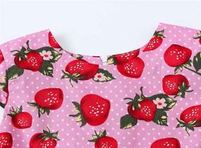 img 1 attached to Vintage Strawberry Pleated PartyDresses 3026 120 Girls' Clothing in Skirts & Skorts