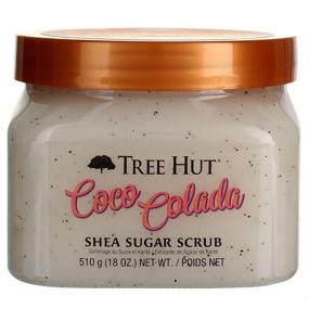 img 3 attached to Освежающий скраб для тела Tree Hut Coco Colada Sugar - упаковка из 2, 18 унций порадует вашу кожу.