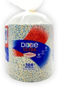 img 3 attached to 🏁 Dixie Ultra Blue Checkered 20 oz Paper Bowls - 108 Count