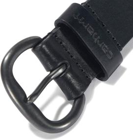 img 1 attached to 🏻 Carhartt Men's Legacy Leather Black Accessories - Belts for Men