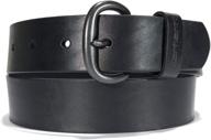 🏻 carhartt men's legacy leather black accessories - belts for men logo