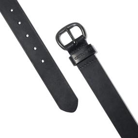 img 3 attached to 🏻 Carhartt Men's Legacy Leather Black Accessories - Belts for Men