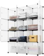 📦 kousi portable storage cubes-14 x14 cube (12 cubes) with enhanced stability and metal panel inserts - versatile modular bookshelf units, clothes storage shelves, and room organizer for cubby cube with doors logo