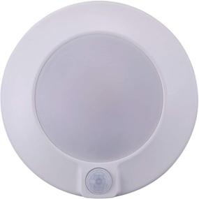 img 3 attached to 🌥️ Cloudy Bay 120V CRI90 10W 5000K Bright Day Light - Motion Sensor Ceiling Light for Garage, Closet, Attic, Pantry - 6.5 inch LED Flush Mount Round Lighting Fixture - Wet Location White Finish