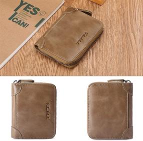 img 3 attached to 👜 Portable Leather Wallet with Removable Closure