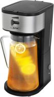 🍹 iced tea and coffee maker with glass pitcher, infusion tube, strength selector, 3 quart: simplify refreshing beverages логотип