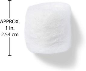 img 1 attached to 🔵 Soft Premium Cotton Balls, 100% Pure Cotton, Highly Absorbent - 200 Count (Pack of 3)