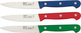 img 3 attached to 3-Piece Norpro Multicolored Colored Paring Knife Set