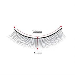 img 1 attached to 👁️ LASHVIEW Self-Adhesive Practice Lashes Strip for Eyelash Extensions Training (2pcs/lot)