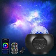 🌌 enhance your space with the 2-in-1 star projector: led galaxy ocean wave, music speaker, and 10 color effects! логотип