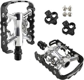 img 2 attached to 🚲 Versatile Venzo Multi-Use Clipless Pedals: Compatible with Shimano SPD - Dual Platform for Touring, Road, Trekking Bikes & More!