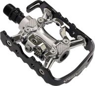 🚲 versatile venzo multi-use clipless pedals: compatible with shimano spd - dual platform for touring, road, trekking bikes & more! logo