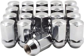img 4 attached to 🔩 Chrome 9/16"-18 OEM Lug Nuts 20 Pack for Chrysler Mitsubishi Dodge RAM 1500 - Replacement 6036433AA 611-204 Wheel Lug Nut Factory Style (Chrome)