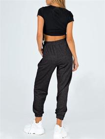 img 1 attached to High Waisted Comfy Lounge Joggers for Women - Ezymall Athletic Sweatpants with Pockets, Perfect for Workouts