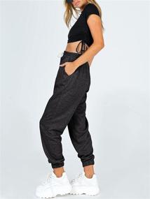 img 2 attached to High Waisted Comfy Lounge Joggers for Women - Ezymall Athletic Sweatpants with Pockets, Perfect for Workouts