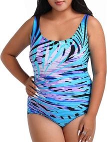 img 3 attached to FULLFITALL Swimsuits Athletic Training Swimwear Sports & Fitness and Water Sports