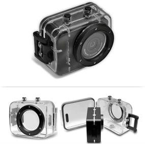 img 1 attached to Pyle Hi Speed Sports Action Camera - HD 1080P Mini Camcorder W/ 12 MP Cam