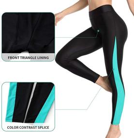 img 1 attached to 🩱 ATTRACO High-Waisted Swim Leggings for Women - Swimwear & Cover Ups