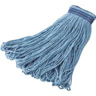 🧼 rubbermaid commercial products universal headband blend mop, blue, looped ends - reduce fraying efficiently logo