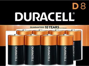 img 4 attached to 🔋 Duracell - Щелочные батареи CopperTop D - Долговечные, универсальные батареи D для дома и бизнеса - 8 штук, упаковка с застежкой.