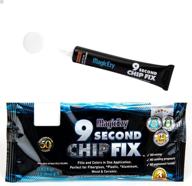 🚤 magicezy 9 second chip fix (snow white) - marine fiberglass repair kit: all-in-one solution with ultra strong epoxy filler for fiberglass boats. easily fix holes, chips, and deep cracks логотип