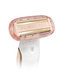 img 2 attached to 🌸 Rechargeable White/Rose Gold Ladies Shaver and Trimmer by Finishing Touch Flawless Body