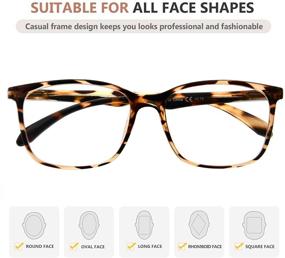 img 2 attached to Eyekepper 5 Pack Large Frame Reading Glasses for Men and Women