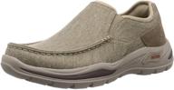 👞 skechers arch fit motley rolens men's loafers & slip-ons: unbeatable comfort and style! logo