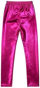 img 3 attached to 👖 Stylish Fitcat Stretch Leather Leggings for Toddler Girls - High-Quality Clothing