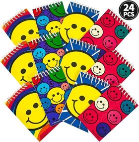 img 1 attached to Emoticon Notebooks Assorted Designs Classroom