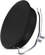 facon desk wireless charger 10w fast charger, 12v dc desktop grommet power wireless charging 🔌 pad, compatible for iphone 12/mini/12 pro max/se 2020/11/xr, galaxy series and all enabled phones with enhanced seo logo