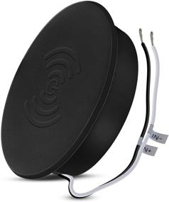 img 4 attached to Facon Desk Wireless Charger 10W Fast Charger, 12V DC Desktop Grommet Power Wireless Charging 🔌 Pad, Compatible for iPhone 12/Mini/12 Pro Max/SE 2020/11/XR, Galaxy Series and All Enabled Phones with Enhanced SEO