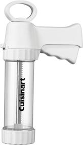 img 1 attached to 🍪 Cuisinart Cookie Press: 18 Discs and 6 Decorating Tips for Perfectly Designed Cookies, White