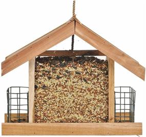 img 3 attached to 🐦 Perky-Pet 50144 Deluxe Chalet Cedar Feeder: 5.2-Pound Capacity for Vibrant Bird Feeding!