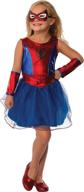 marvel classic spider-girl costume with rubies logo