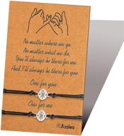 браслеты "азалии" на одинаковом расстоянии для девочек - украшения для отношений. логотип