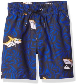 img 4 attached to Quiksilver Trunk Boardshort Sharky Volley Boys' Clothing