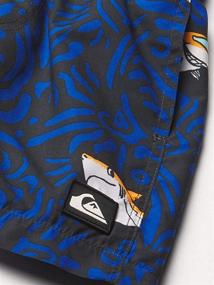 img 3 attached to Quiksilver Trunk Boardshort Sharky Volley Boys' Clothing