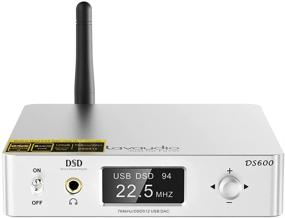 img 4 attached to 🎧 Lavaudio DS600 HiFi DAC & Headphone Amplifier with Bluetooth 5.0 LDAC, 2ES9038Q2M XMOS XU208 Receiver, USB DAC DSD512 PCM32Bit/768Khz, 3.5mm AUX/RCA Output for Home Stereo - DAC with Remote Control